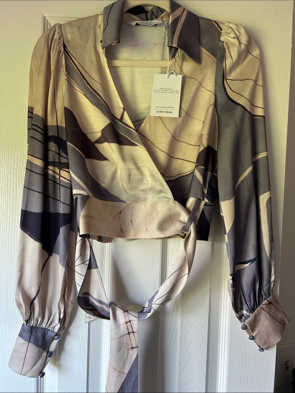 NWT & Other Stories Wrap Blouse Size 0